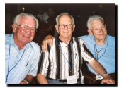 Elise fondly calls them "the 3 Stooges." Left to right: George Krynovich, Don Sherard and Art Rawlings.